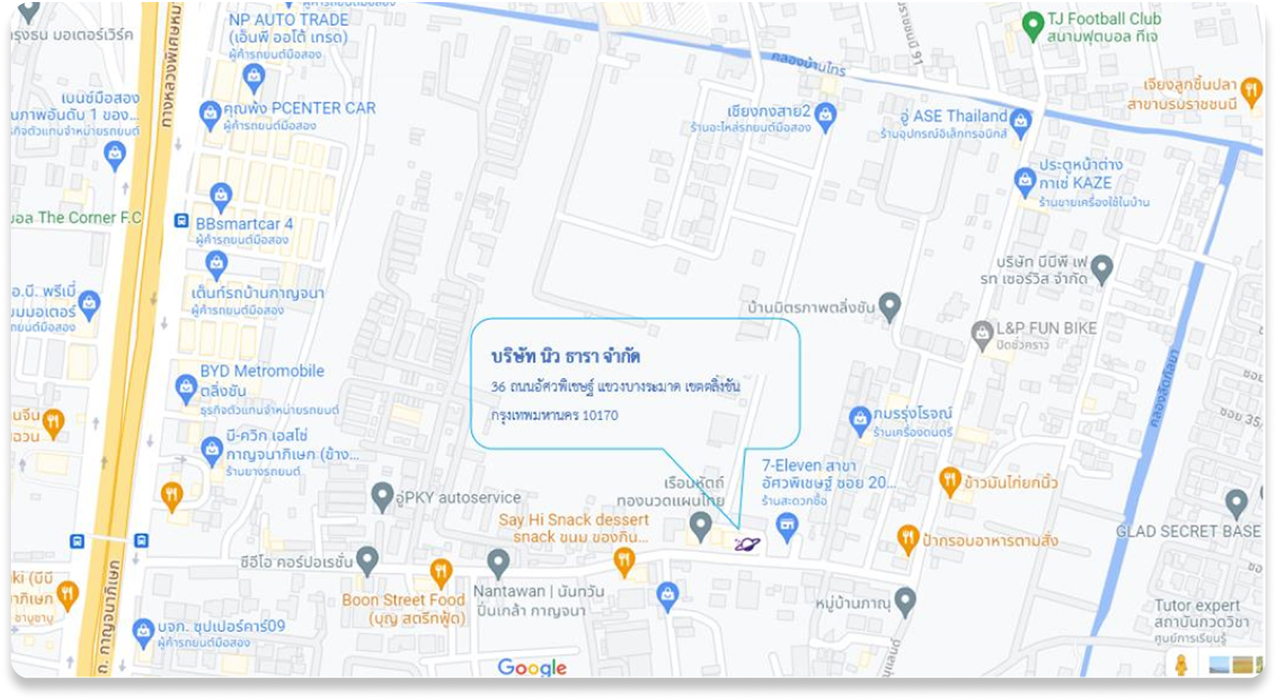 Map location